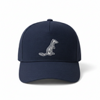 Casquette Baseball — Coton biologique, coupe ajustée (Bleue)