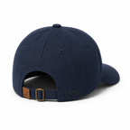 Casquette Baseball — Coton biologique, coupe ajustée (Bleue)